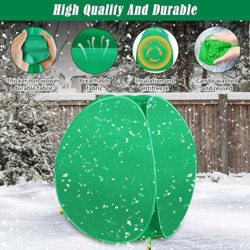 pop up winter plant covers, 28x28x33 freeze protection, side view