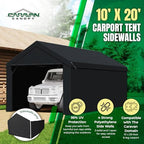 caravan canopy domain 10 x 20 ft car shown in use