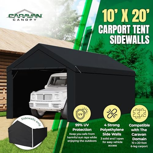 caravan canopy domain 10 x 20 ft car shown in use