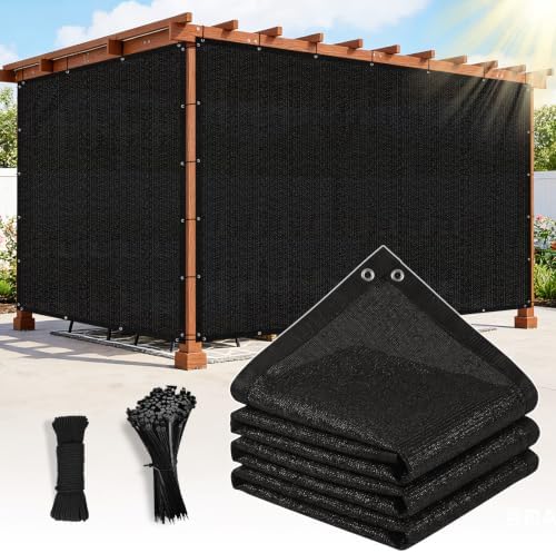 90% sun shade cloth with gromments, 0 8', main product view