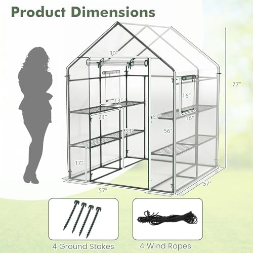 happygrill greenhouses for outdoors, portable greenhouse with pe, view 9