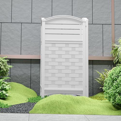 mrosaa outdoor fence privacy panels,resin privacy fence panels, view 9