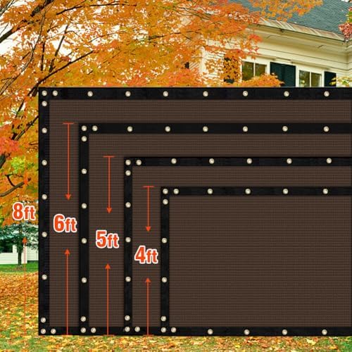 icover 4x50ft privacy screen fence, outdoor fencing panels, view 9