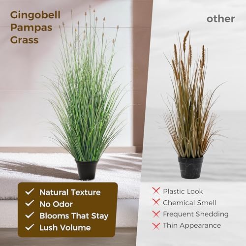 3ft / 4ft extra lush artificial plant (2pcs), side view