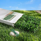 natrahedge 20''x50'' artificial privacy grass wall decor, laurel on a desk or shelf