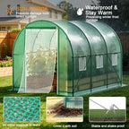 greenhouses for outdoors heavy duty 10x7x7 ft portable, package contents
