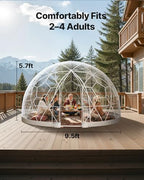 vevor garden dome tent 9.5 x 5.7 ft, close-up detail