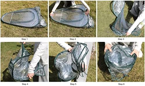 gardzen 2 pack 27"x27"x31" pop up grow tent, view 9