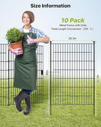 garden fence animal barrier with gate 40in(h) x23ft(l), package contents