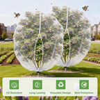 blueberry bush netting cover 2 pack, 10 x, close-up detail