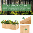 s afstar outdoor wooden planter box, folding raised on a desk or shelf