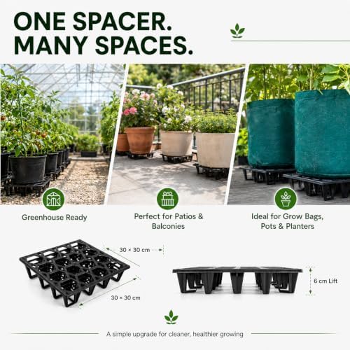 plant riser – pot spacer for grow bags, package contents
