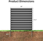 42" h x 38" w (2 panels) air, close-up detail