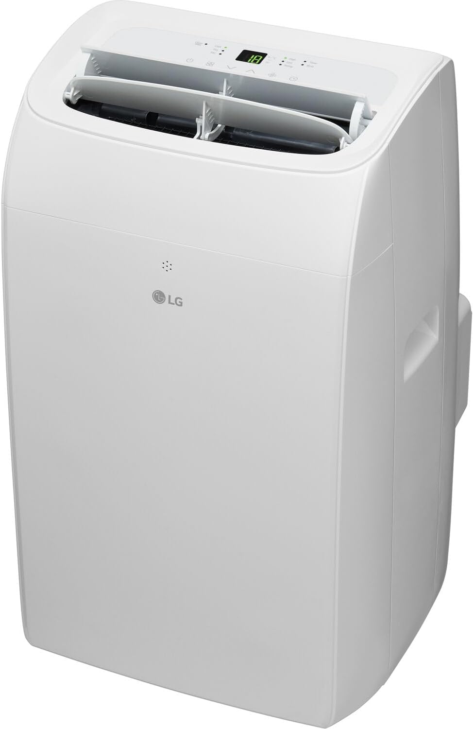 lg 8,350 btu (doe) / 12,000 btu (ashrae), front angle view