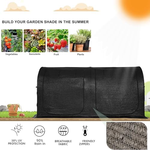 large tunnel 8.2'x4' sunshade cloth gardening net,easy set on a desk or shelf
