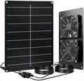 30w solar panel powered high airflow dual exhaust, main product view