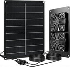 30w solar panel powered high airflow dual exhaust, main product view