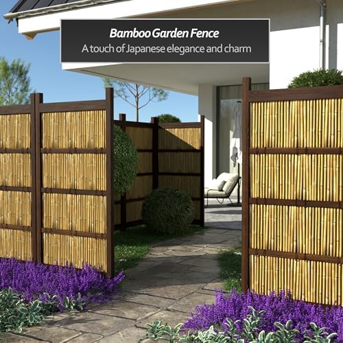 red lantern 6 x 3 ft. japanese bamboo shown in use