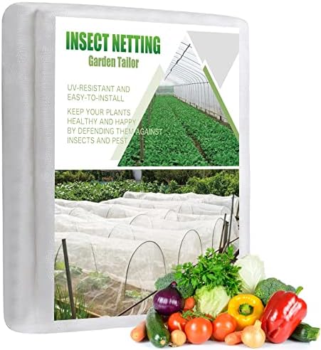 garden netting bird net 10x35ft for bug protection on a desk or shelf