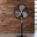 hurricane pro high-velocity oscillating metal stand fan, 3, package contents