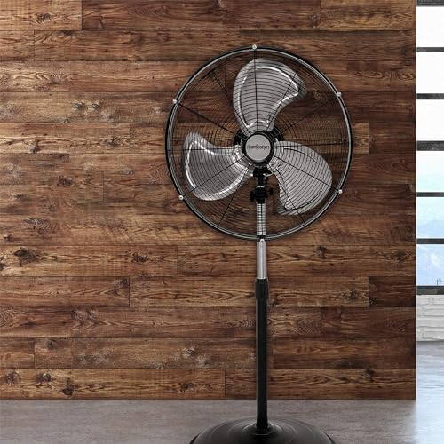 hurricane pro high-velocity oscillating metal stand fan, 3, package contents