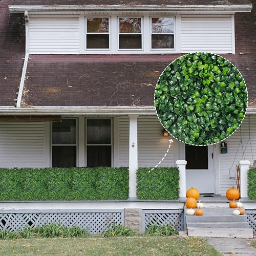 artificial ivy privacy fence screen, 40"x140" (39 sqft) showing dimensions
