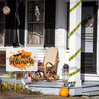 tuanse 20 pack white yard signs with stakes, side view