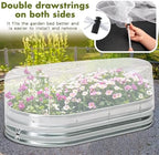 woanger 3 pcs garden bed netting 8 x, close-up detail