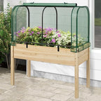 happygrill portable mini greenhouse with waterproof sun-protective pe, view 9