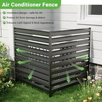 besfur 42" h x 38" w metal privacy, side view