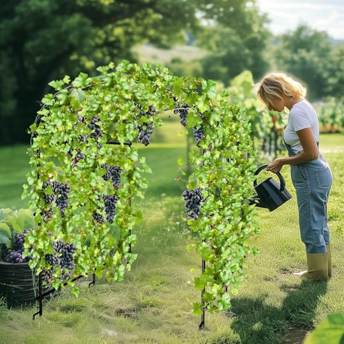 unho 63inch garden trellis arch: for climbing plants, view 9