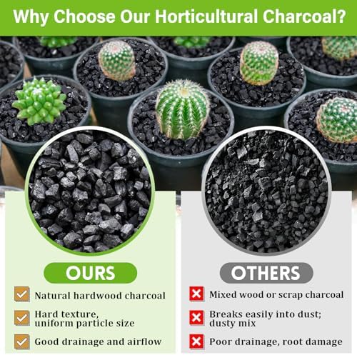 legigo 8 qt horticultural charcoal- natural biochar soil, side view
