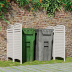 mrosaa outdoor fence privacy panels,resin privacy fence panels on a desk or shelf