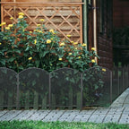 decorative garden fence 10 pack, 24in(h) x 10.8ft(l), package contents