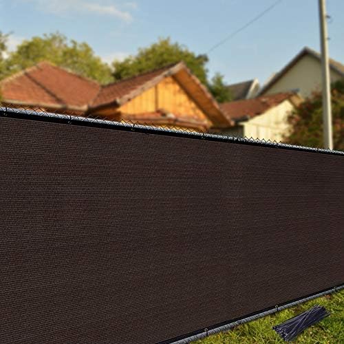 icover 4x50ft privacy screen fence, outdoor fencing panels, close-up detail