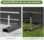 72" privacy screen outdoor privacy fence panel for showing dimensions