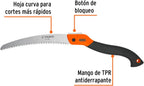 Folding saw 10 ', curved blade