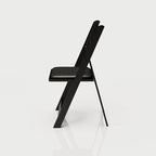 200 Black Resin Stackable Folding Chair - Comfortable Black Foldable Chair - Folding Chairs with Padded Seats - Indoor/Outdoor Folding Chairs for Events - Lightweight Foldable Chairs (200 Pack)
