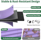 kesfitt raised garden bed, metal galvanized steel oval shown in use