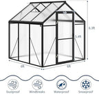 6×6 ft greenhouse, large walk in greenhouses for shown in use