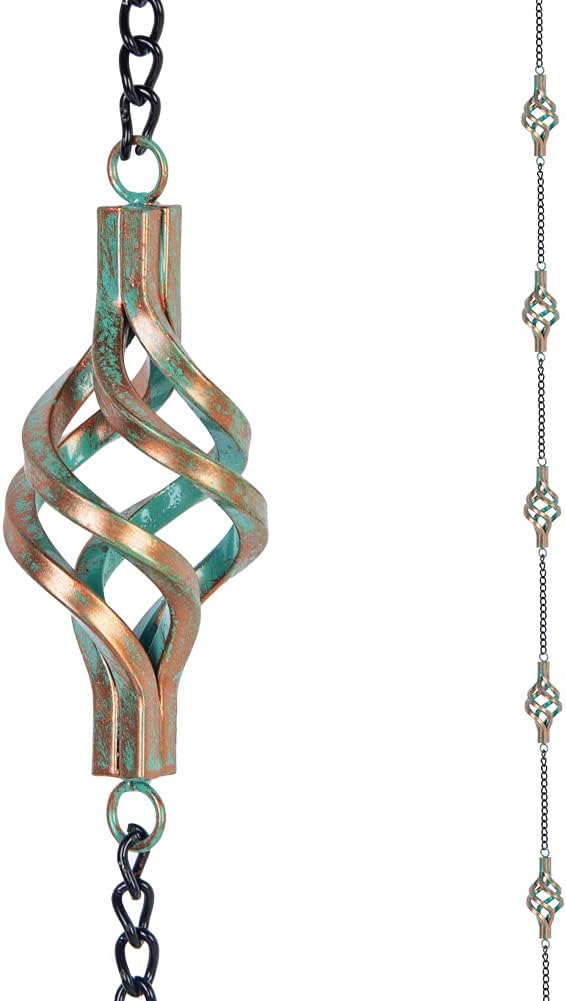 dreamysoul 9.7ft rain chain, iron rain chain for, main product view