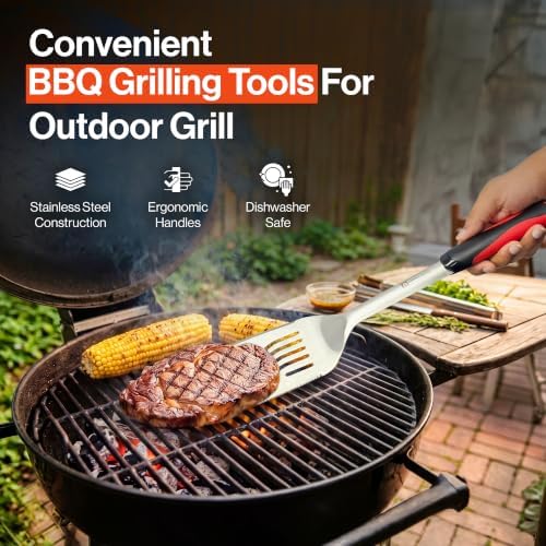 grilling tools for outdoor grills - premium grilling showing dimensions