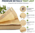 90% outdoor sun shade cloth, 16' x 20', package contents