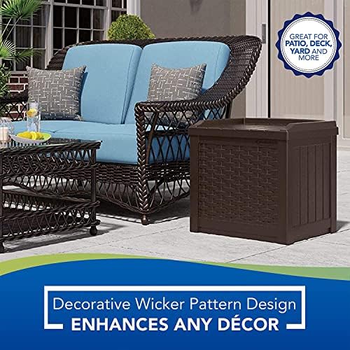suncast 4 pack 22-gallon small deck box, view 9