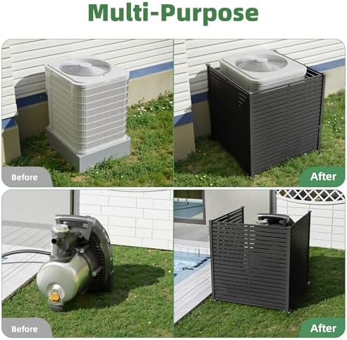 47" w x 48" h air conditioner fence, package contents
