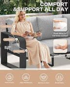 oversized aluminum outdoor furniture set, extra large patio, package contents