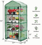 purlyu mini greenhouse for indoor outdoor,plant green house, side view