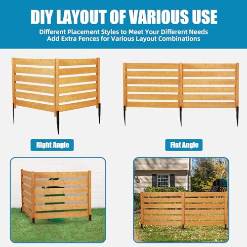 privacy fence panels for outside no dig fence, package contents