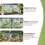 garden cold frame greenhouse cloche on a desk or shelf