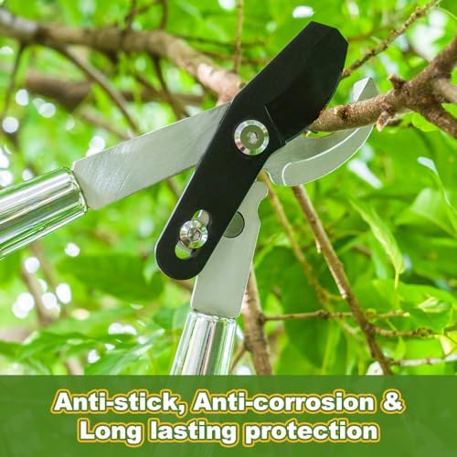 28" garden loppers for tree trimming, heavy duty, close-up detail